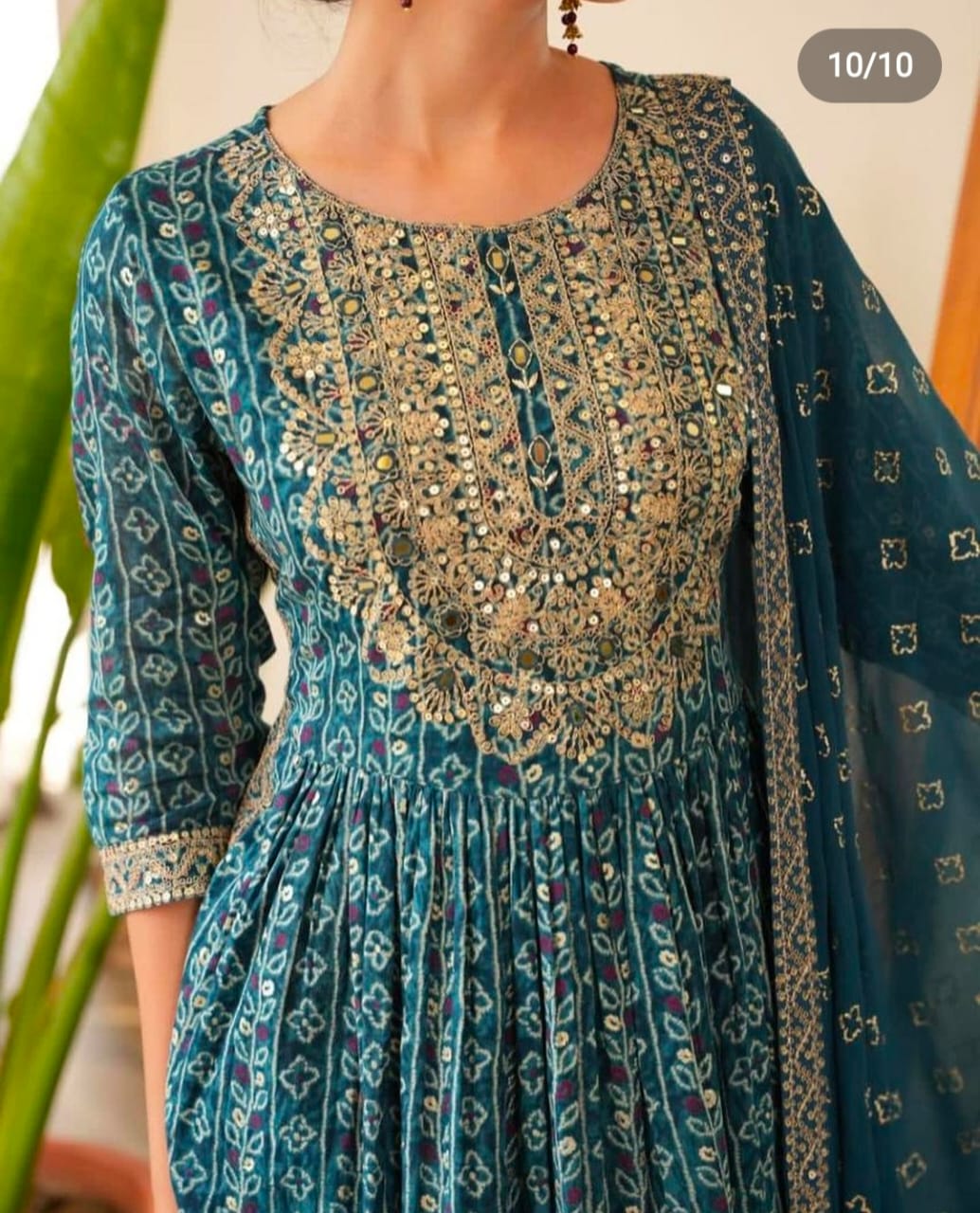 Blue Bell Anarkali Kurti-02