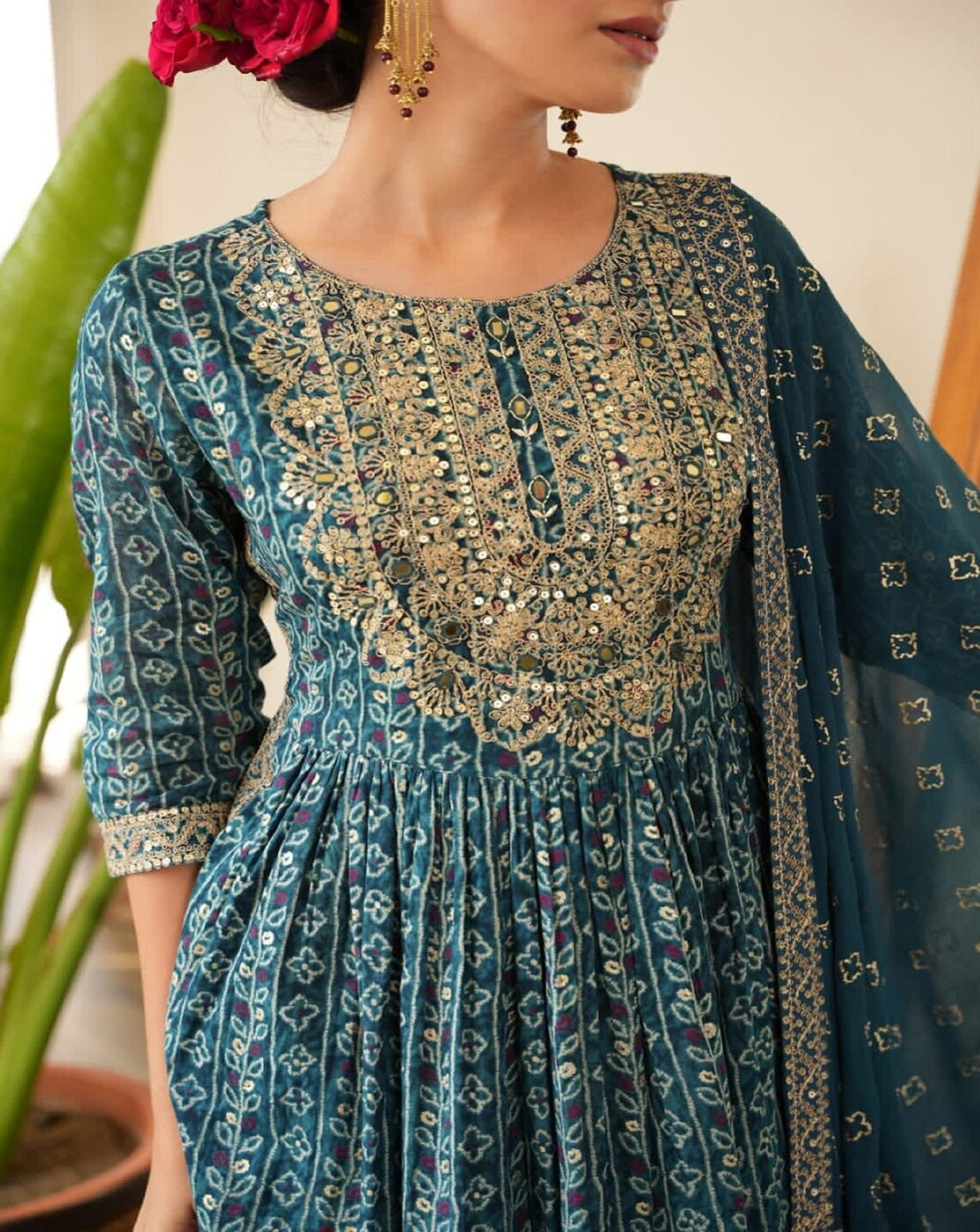 Blue Bell Anarkali Kurti-04