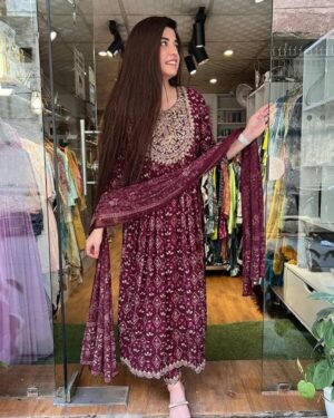 Rayon Printed Kurti Pant Set with Dupatta | Elegant Ethnic Wear for Women