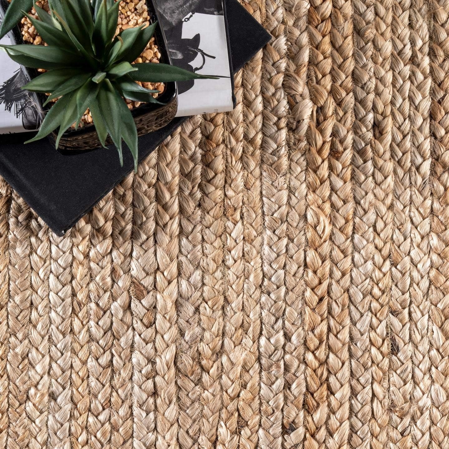 Rustic Handmade Jute Runner Carpet Rectangular Handmade Jute Runner Rug | Rustic Natural Area Carpet