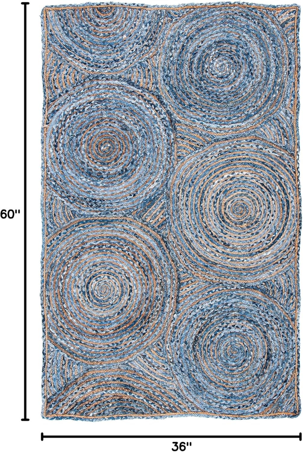 Denim Jute Line Runner rug-02