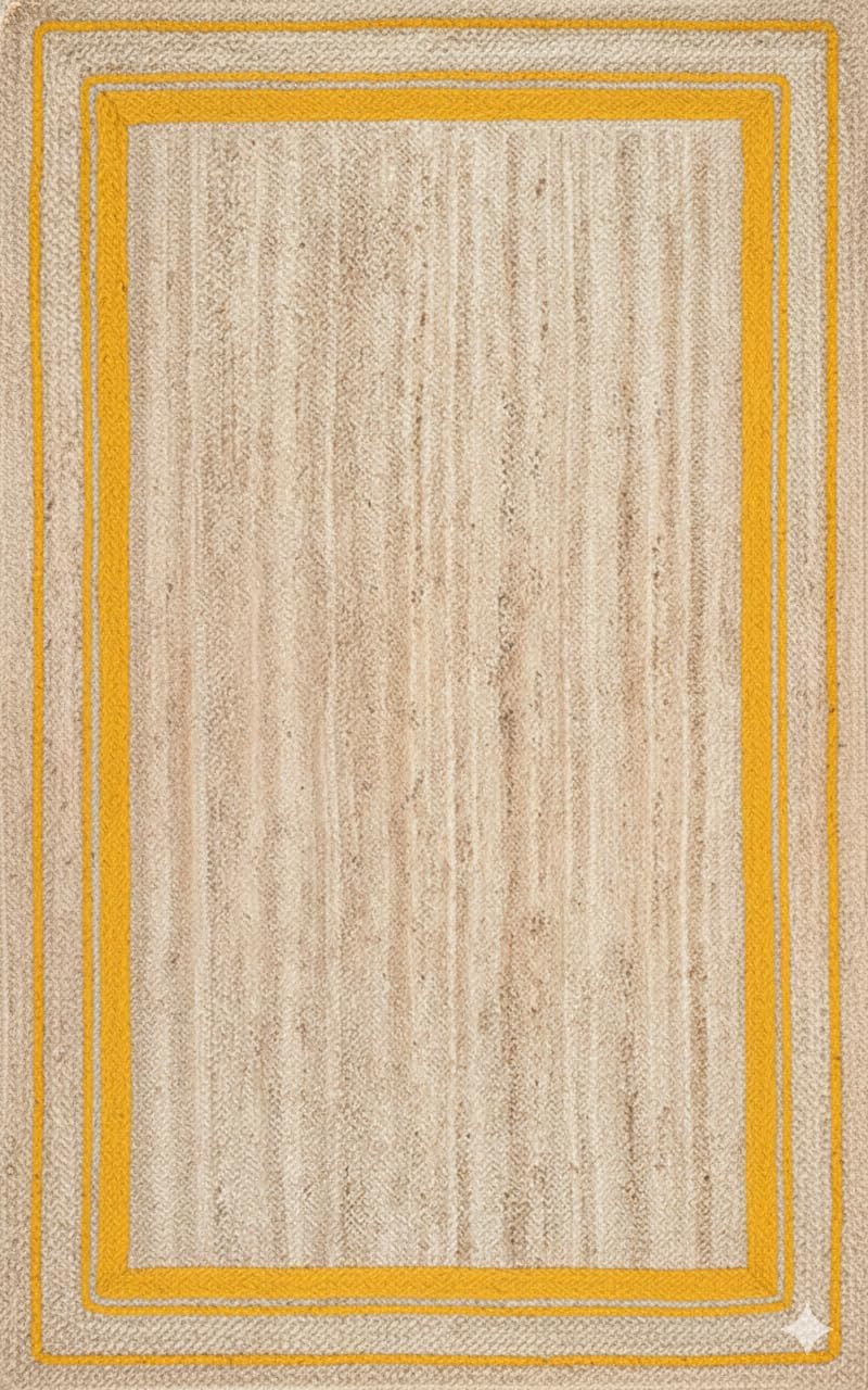 Yellow bed side runner
