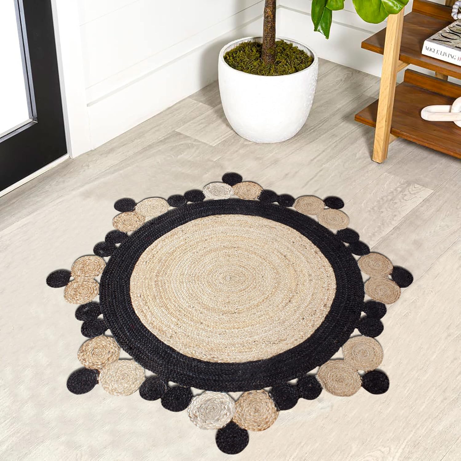 Designer Round Floor Area Rug