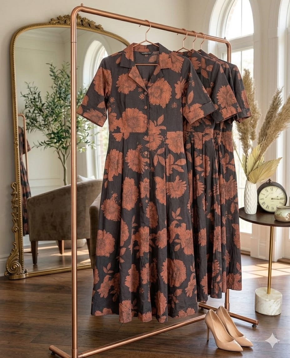 Marron Gown