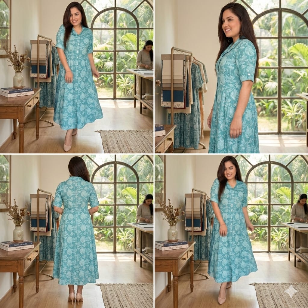 Sky blue Dress