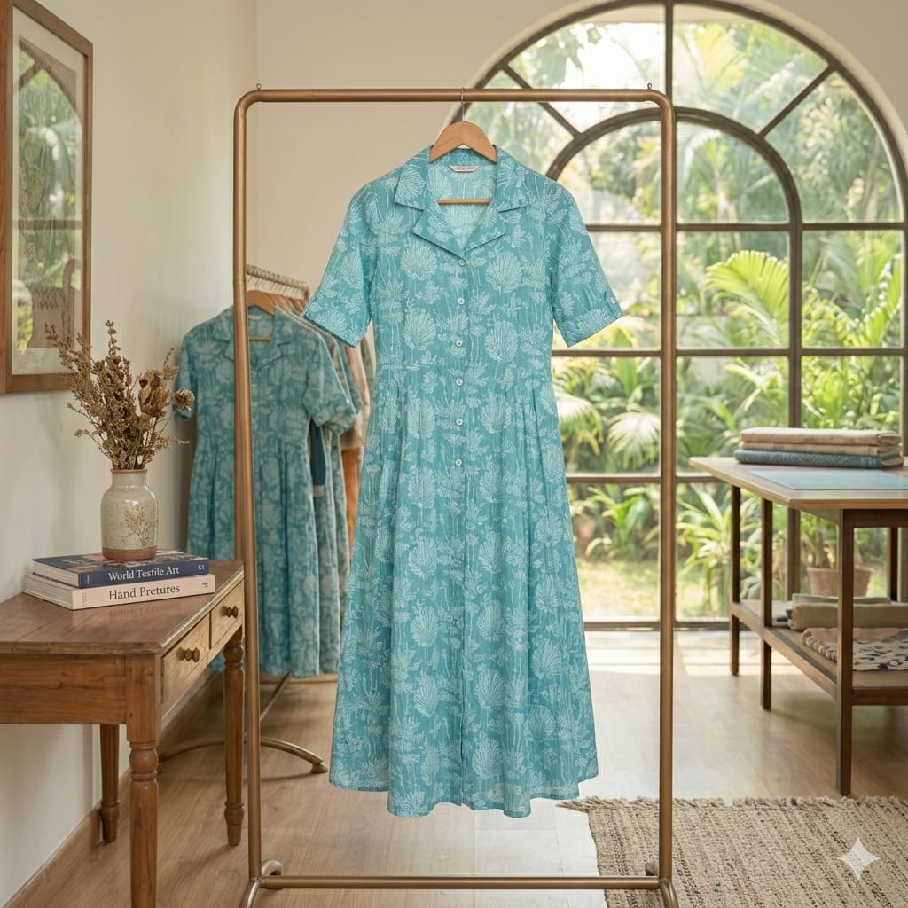 Sky blue Midi